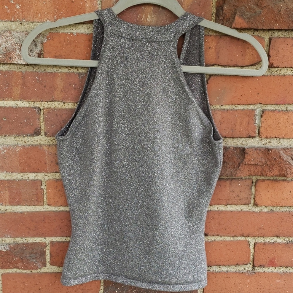 INC International Concepts Silver Tank Top - Picture 4 of 6
